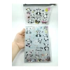 Hediyelik Kırtasiye Seti A5 Boy Simli/sulu Şeffaf Panda Temalı Defter + Şeffaf/simli Kalemlik