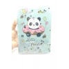Hediyelik Defter A5 Boy Simli Ve Sulu Şeffaf Hello Panda Temalı Defter Okula Başlangıç Hediyesi
