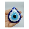 Cam Nazar Boncuklu Su Damlası Magnet El Yapımı Hediyelik Eşya 6x7 Cm