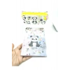 Hediyelik Kırtasiye Seti A5 Boy Simli/sulu Şeffaf Panda Temalı Defter + Şeffaf Kalemlik