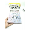 Hediyelik Kırtasiye Seti A5 Boy Simli/sulu Şeffaf Panda Temalı Defter + Şeffaf Kalemlik