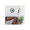 Minimalist Dantel Nazar Boncuğu El Yapımı Ahşap Büyük Nazarlık 20 Cm Hediyelik Eşya