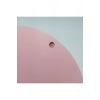 Minimalist Bebe Pembe Nazar Boncuğu El Yapımı Ahşap Büyük Nazarlık 25 Cm Hediyelik Eşya