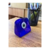 Kare Cam Nazar Boncuğu Üç Boyutlu El Yapımı Masaüstü Dekoru 8x8x4 Cm