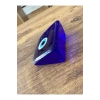 Kare Cam Nazar Boncuğu Üç Boyutlu El Yapımı Masaüstü Dekoru 8x8x4 Cm