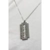Unisex Jilet Sembollü Çelik Kolye, Jiletli Kolye