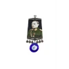 El Yapımı Cam Nazar Boncuklu M. K Atatürk Duvar Süsü, Hediyelik Duvar Süsü