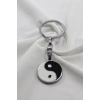 Siyah Beyaz Renkli Yin ile Yang Figürlü Anahtarlık, Hediyelik Anahtarlık