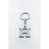 Gümüş Renkli Metal H Harfi Anahtarlık / Harfli Çanta Süsü