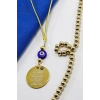 Gold Renkli Zikr-i Şerif Ayetel Kürsi Araba Dikiz Ayna Süsü, Yeni Araba Hediyesi