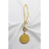 Ay Yıldız Zirkon Çelik Ön Allah Ayetel Kürsi Arka Nazar Ayeti Araba Dikiz Ayna Süsü Gold