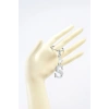 Gümüş Renkli Metal S Harfi Anahtarlık, Modern Stil Metal Kalp
