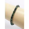Yeşil Yosun Akik Hematit Doğal Taş Lastikli Bileklik 6mm, Hediyelik Unisex bileklik