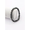 Gri Jasper Doğal Taş Bileklik - 8 mm