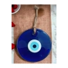 Nazar Boncuk 17-18cm Cam Nazar Boncuk Duvar Süsü Bahçe Ağaç Süsü Nazarlık Nazar Boncuğu