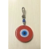 12cm Turuncu Nazar Boncuğu, Cam Nazar Boncuk Duvar Süsü, Nazarlık, Turuncu Nazar Boncuğu 12cm