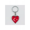 SPTRNS Ay Yıldız Kalp Figürlü (93644) Metal Anahtarlık-Kırmızı