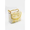 Gold Yıldız Yaldızlı Şık İpli Mevlid, Nikah, Nişan, Baby Shower Hediyelik Kutu