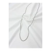Gümüş Renkli 316L Paslanmaz Çelik Zincir 60 cm