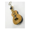 El Yapımı Ahşap Gitar Anahtarlık, Hediyelik Çanta Süsü