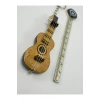 El Yapımı Ahşap Gitar Anahtarlık, Hediyelik Çanta Süsü
