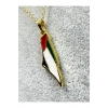 Gold Filistin Bayrağı Kolye, Hediyelik Kolye 45 cm