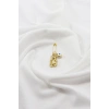 1 Adet Nazar Boncuklu Jelibon Ayıcık Çengelli İğne, Nişan, Düğün, Mevlit ve Hediye Paketi Aksesuarı Gold Renkli