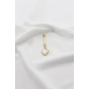 1 Adet Gelin Bohçası Bebek Mevliti Kalp Gold Renkli Çengelli İğne