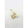 1 Adet Papatya Metal Arı Çengelli İğne Süsü, Baby Shower, Mevlit, Hediyelik ve Bohça Aksesuarı