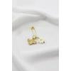 1 Adet Papatya Metal Arı Çengelli İğne Süsü, Baby Shower, Mevlit, Hediyelik ve Bohça Aksesuarı
