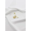 1 Adet Papatya Metal Arı Çengelli İğne Süsü, Baby Shower, Mevlit, Hediyelik ve Bohça Aksesuarı