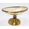 Antik Eskitme Gold Ayaklı Dekoratif Cam Gondol Sunumluk Alk4883