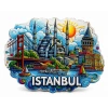 İstanbul Temalı Silikon Buzdolapı Süsü Magnet Alk5373