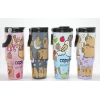 Kapibara Capybara Desenli Isı Muhafazalı Pipetli Dev Çelik Kupa (Tumbler) Alk4431