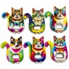 Kedi Tasarımı İstanbul Temalı Buzdolapı Süsü Magnet Alk5407