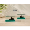 Atatürk Cam Küre Işıklı UsB Ahşap Altlık