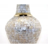 Pirinç Sedefli Vazo 35 Cm KSK128