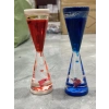 Love Yazılı Gül Büyük Cam Küre Ahşap Alt UsB