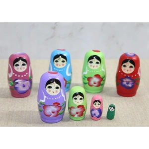 4Lü Ahşap Matruşka Alk3814