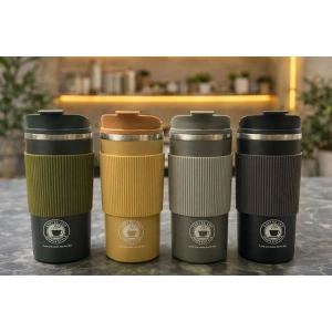 500ml Paslanmaz Çelik Termos Mug - Sızdırmaz Kapaklı Çift Katmanlı Termos ALK3133