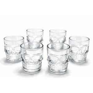 6Lı Kurukafa Cam Shot Bardağı Alk2151