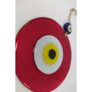 Kırmızı Cam Nazar Boncuğu 12cm
