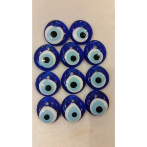 Nazar Boncuğu Cam Delikli 7li Set 4 Cm