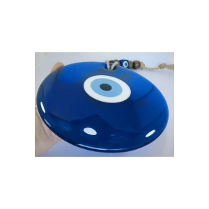 Büyük Cam Nazar Boncuğu 17 Cm El Yapımı Duvar Dekoru