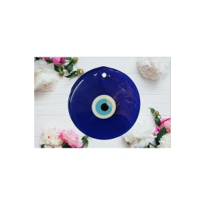 Dekoratif Nazar Boncuğu (18cm Mavi) Ev Duvar, Kapı,balkon Ve Bahçe Süsü