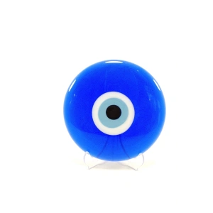 Deliksiz Nazar Boncuğu Masaüstü Dekoru 10 Cm El Yapımı Cam Hediyelik Eşya