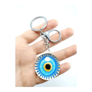 Nazar Boncuğu Çift Taraflı Anahtarlık / Araba Dikiz Ayna Süsü Hediyelik Aksesuar