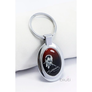 Mustafa Kemal Atatürk Metal Anahtarlık, Hediyelik Nazarlı Anahtarlık