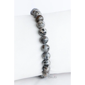 LAbradonit Doğal Taşlı Lastikli Bileklik 8mm Hediyelik El Yapımı Aksesuar