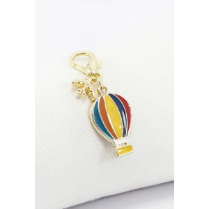 Minik Kırlangıç Metal Renkli Uçan Balon Klipsli Cüzdan Çanta Fermuar Süsü Charm